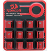 Redragon A103R Keycaps for Mechanical Switch Keyboards with Key Puller (Electroplated Red)
