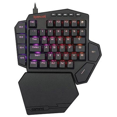 Redragon K585 DITI One-Handed RGB Mechanical Wired Gaming Keyboard with Blue Switches - Redragon Pakistan