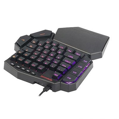 Redragon K585 DITI One-Handed RGB Mechanical Wired Gaming Keyboard with Blue Switches
