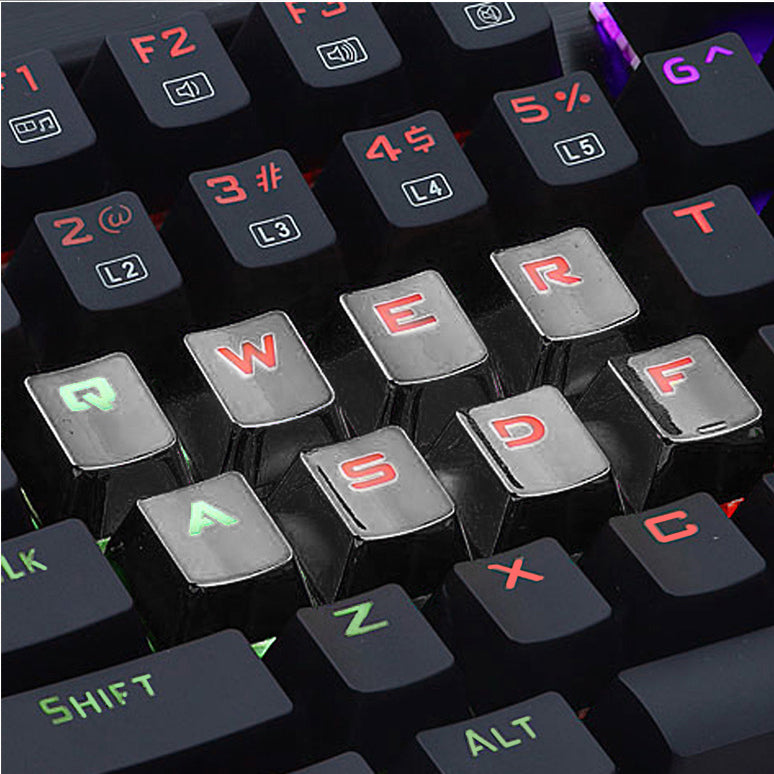 Redragon A103GR 12 Chrome Keycaps MX Style with Key Puller