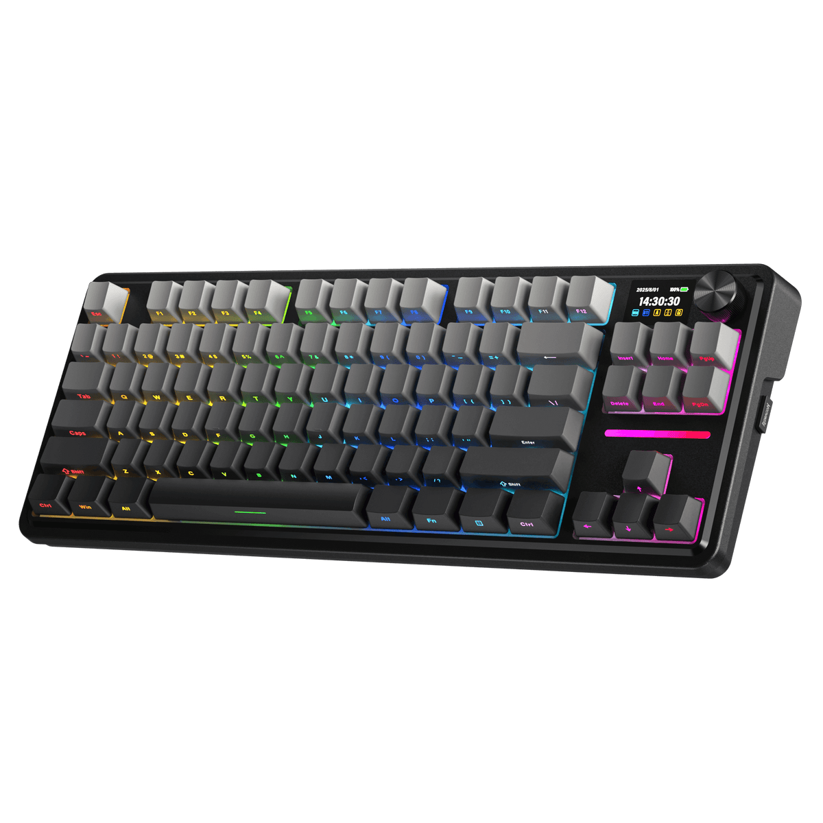 Redragon K743 ANTONIUM PRO 3-Modes Side Printed PBT Keycaps Gaming Keyboard